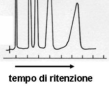 picco scodato La fase stazionaria della colonna non è adatta per quel composto picco a pinna di pescecane con crescita irregolare seguita da diminuzione improvvisa La colonna è stata