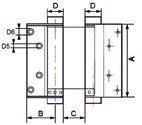 1,5 mm Disponibile anche linea blister B T A1 - A2 A3 D5 D6 P RIBADITA BISTER M8049-2-F 50 1,5 80 60-24 34 5,3 10 4 25 250 B526 10 Blister (1 blister = 1 pz) M8049-2-G 60 1,5 80 60-34 44 5,3 10 4 25