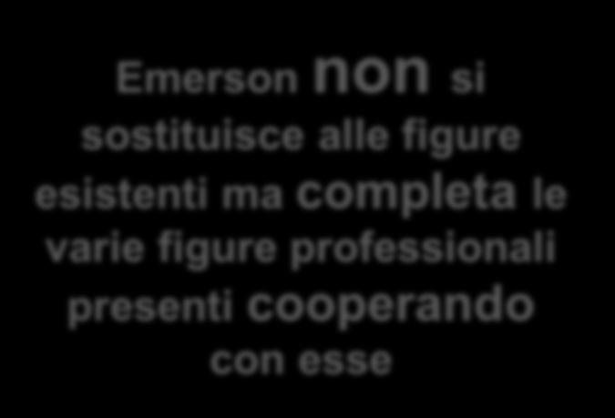 Cliente: Direzione Tecnica, Energy Manager, Responsabile Manutenzione Emerson non si sostituisce alle figure esistenti ma completa le varie figure professionali presenti