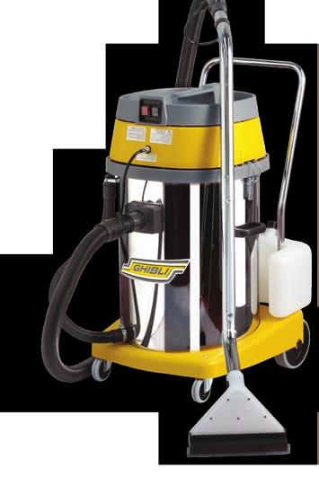 The ULKA version is equipped with a powerful pump of 28 W, spray rate 0,95 l/min, spray pressure 4 bar. Pump thermo-protection. Separated pump control.