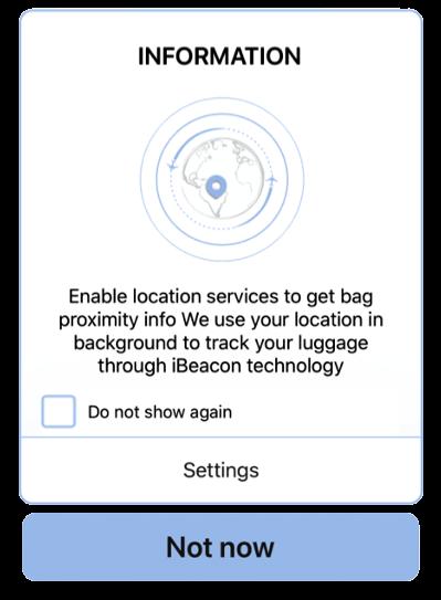 Bag Tracker: come funziona Step 4: abbinamento trolley e smartphone è arrivato il momento di abbinare il trolley all account per farlo è necessario seguire