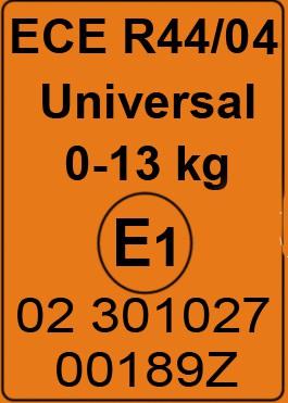 I codici di omologazione ECE R 44-04 norma attuale Differenze marginali sul sistema produttivo e di controllo. ECE R 44-03 ATTENZIONE!