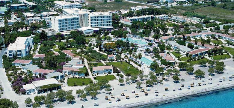 HOTEL ATLANTIS 4 H Lambi / www.atlantishotel-kos.com Posizione: situato direttamente sulla spiaggia, a 2 km dal centro città, 50 m da taverne e negozi e 25 km dall aeroporto.