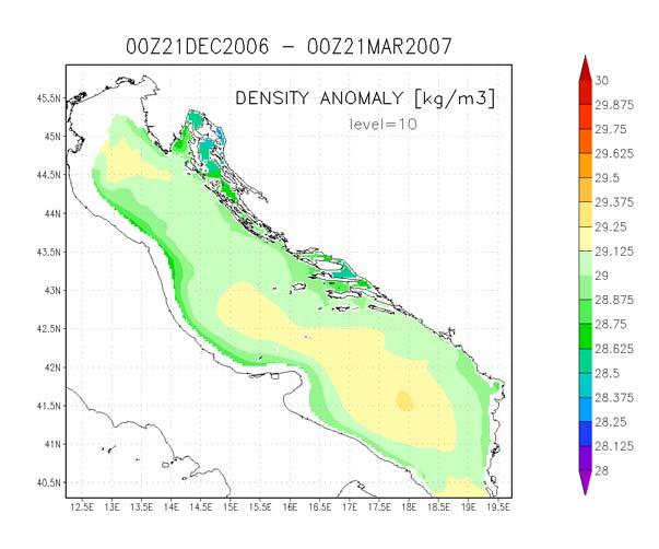 ACQUE DENSE: VARIABILITA INTERANNUALE inverno