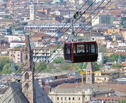 che collega Bolzano al vicino altopiano del Renon.