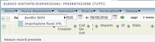 STORIA Tale campo mostra gli step del processo autorizzativo che la disposizione ha eseguito.