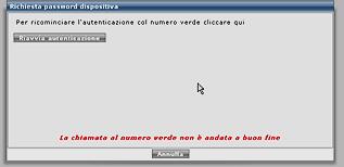 Il sistema controlla l effettiva associazione fra il numero di cellulare mittente e l utenza firmataria: in caso di riconoscimento viene attivata alla risposta una voce registrata che chiede al