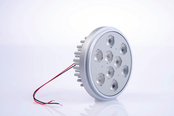 VEGA 9 LED - HL111 - G53 LAMPADE PROFESSIONALI A LED PROFESSIONAL LED LIGHTING CRI >80 A richiesta On request CRI >90-85% ENERGY Dimmerabile con alimentatore a