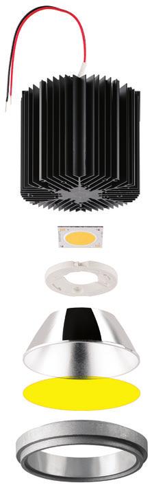 LED CHAMELEON NEW - HL111 G53 LAMPADE PROFESSIONALI A LED PROFESSIONAL LED LIGHTING -85% ENERGY Dimmerabile con alimentatore a corrente costante vedi pag.