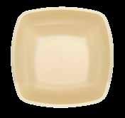 18 BEIGE NO23 1651 PIATTO SQUARE POLIPROPILENE FONDO CM.