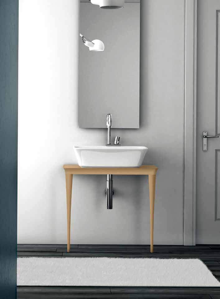 L6802 Cow lavabo sospeso / appoggio 60 60 x 45