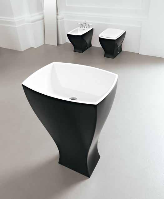 serie con decoro bianco&nero disponibile su tutti gli articoli ceramici della serie e sul