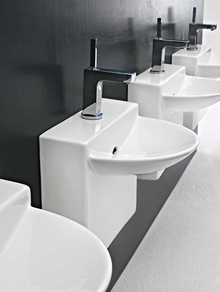 L850 Wall Mini lavabo sospeso 45 45