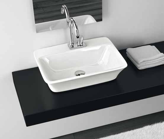 L6720 Block lavabo sospeso / appoggio 65 65 x 41 wall-hung / countertop washbasin