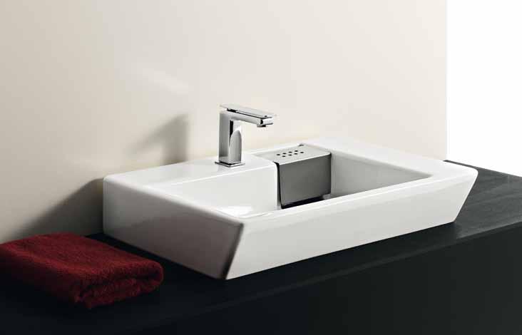 L490 Fuori Schema lavabo sospeso / appoggio 65 65,5 x 45 wall-hung / countertop washbasin 65 65,5 x 45 L550 Fuori Ring