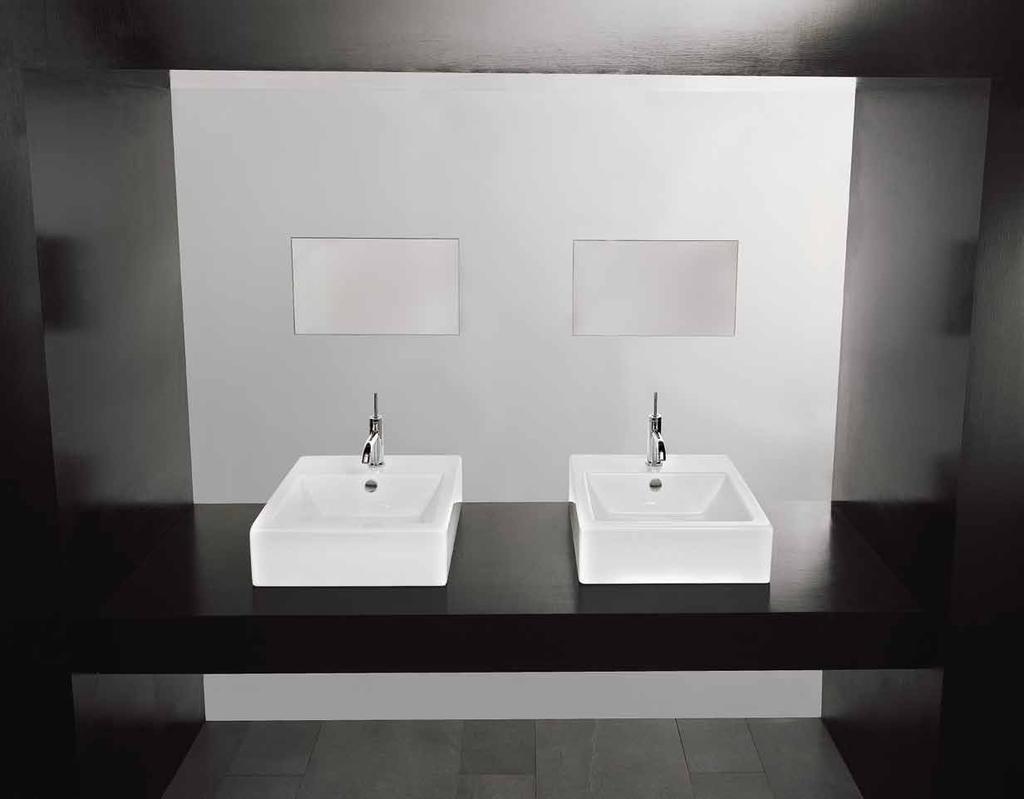 L590 Fuori Box 40 lavabo sospeso / appoggio 40 40 x 38,5 wall-hung /