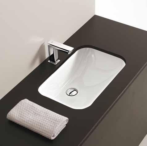 L250 Idea lavabo sottopiano 60 x 37 under-countertop