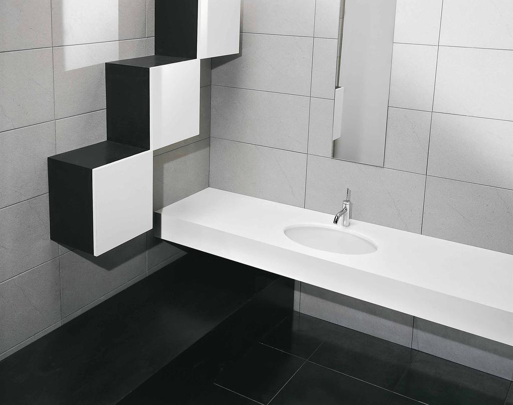 92 x 39,5 L01 Diana lavabo sottopiano 58 x 41 under-countertop washbasin 58 x 41 L70 Diana Doppio Smalto