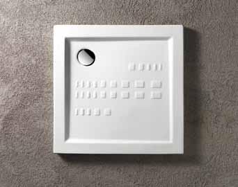 5,5 mounting the drain 90 P18 Piatto doccia 90 x 90 ang piatto doccia angolare 90 x 90 h.