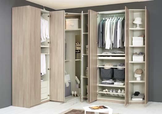 _CABINE _ CLOTHES CLOSETS Struttura Larice