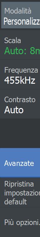 1. Selezionare l'opzione di contrasto dal menu 2. Selezionare Contrasto Auto e premere il tasto Menu/Invio per disattivare il contrasto automatico 3.