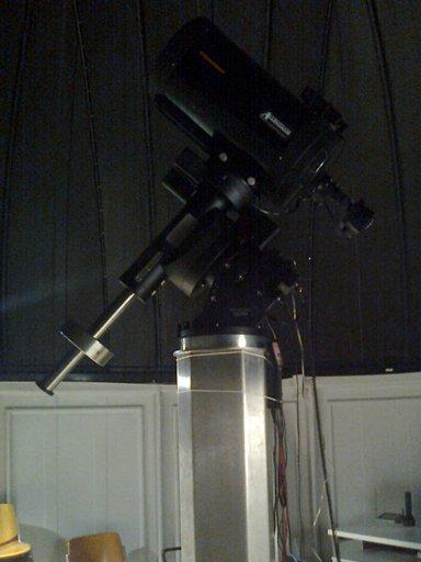 Secondo incontro: "Osservazione astronomica " Questo è dotato di un telescopio Celestron C-14