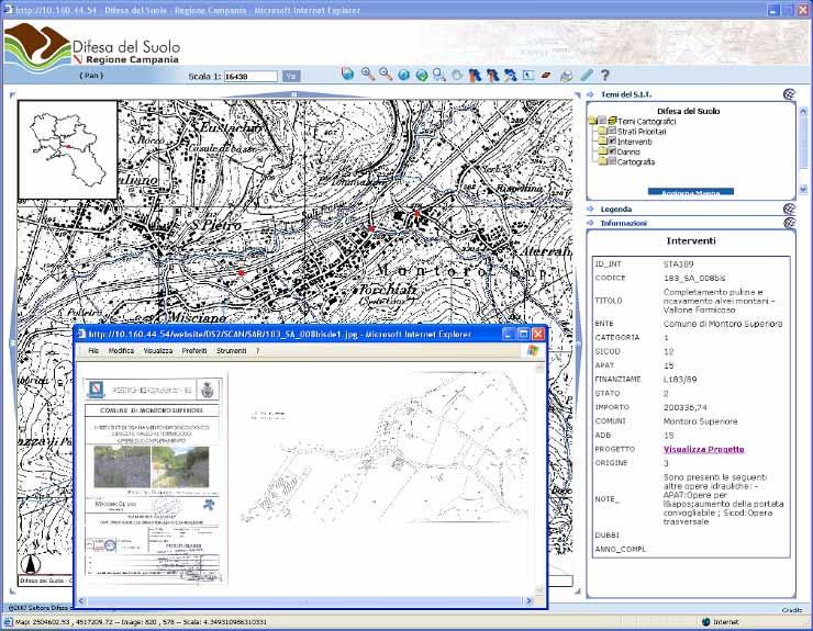 WEB GIS INTERVENTI