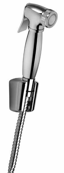 accessori accessories 97 15 37 27 55 G 1/2" 51CR133IG Kit doccia igienica ottone con presa acqua e flessibile cm 100. Hygienic brass shower set with water outlet and cm 100 flexible hose.