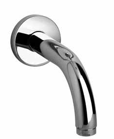 Bocca per gruppo incasso. Diverter bath spout.