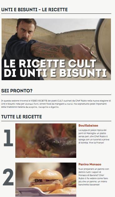 Dmax.it Contenuti Extra: le ricette cult