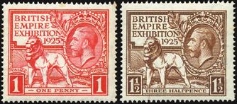 .. 10 - Gran Bretagna - 1924/25 - Esposizione dell Impero a Wembley, n 171/72 + 173/74. Cat. 185. Cat. 185 (**) (f).