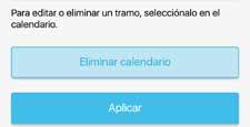 Per modificare un calendario clicca sul nome e selezionare modificare il cambiamento. Ogni calendario ha una serie di fascie orarie con un inizio e una fine.