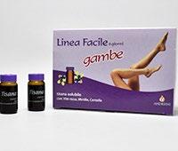 TISANE LINEA FACILE GAMBE Tisana, in fiale da 10 ml, a base di miele ed estratti vegetali tra cui la vite rossa, il mirtillo e la centella che risultano efficaci per la funzionalità del microcircolo