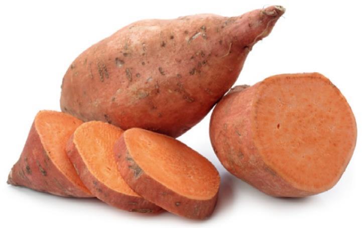 Ortaggi da tubero: patata americana È detta anche patata dolce o batata Proviene dall