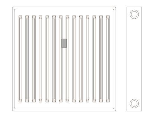 Screw M4-30 Panel striped