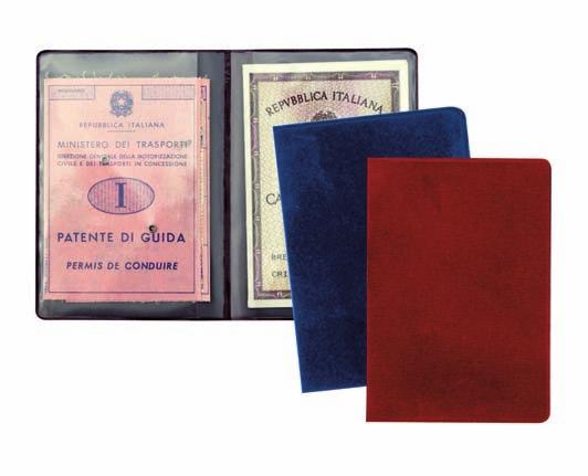 25354160 100 1/2 documenti PVC Transcolor Colori assortiti: 165 neutro 166 rosso 167