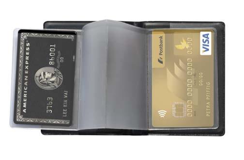 pz Securcard ALDEBARAN custodia porta cards con 2 tasche  