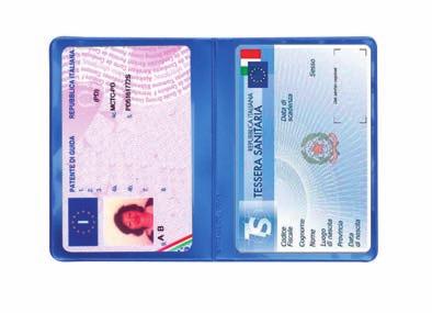 20045830 050 2 cards 8,5x5,5 PVC Soirée lucido Colori disponibili: 834 blu 835
