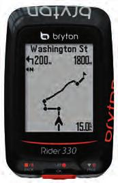 Ciclo computer GPS RIDER 330 Power ON and GO! Accendilo la prima volta, scegli la lingua, pedala e divertiti. (Nessun settaggio è richiesto).