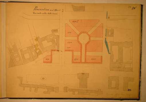 ADIACENZE DI BERGAMO Forma: presentata a concorso Datazione: 18/02/1907 Planimetria di