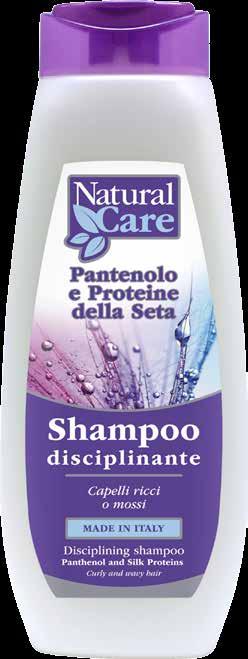 LINEA SHAMPOO La linea di Shampoo Natural Care comprende quattro formulazioni specifiche, adatte ad ogni tipologia di capelli.
