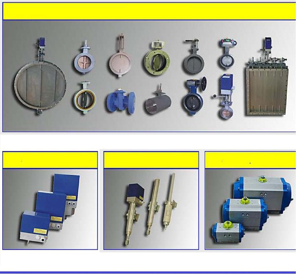 Catalogo prodotti V a l v o l e Attuatori elettrici attuatori lineari Attuatori pneumatici M C A