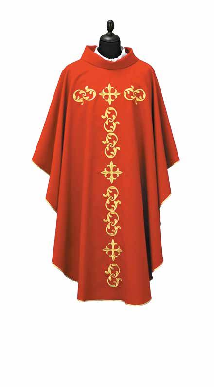 Disponibile nei quattro colori liturgici C1V 820 solo nel colore