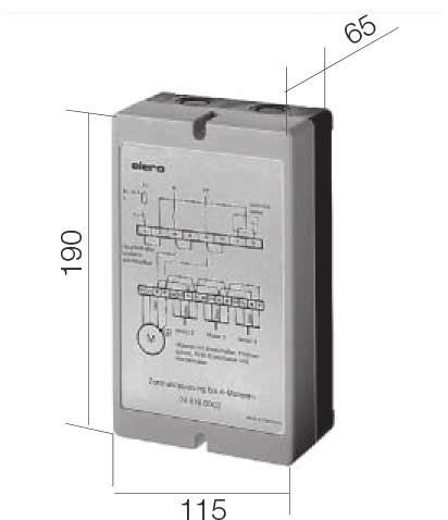 radio SCR 5010 Ricevitore radio a 868 MHz con l ingresso per interruttore ed