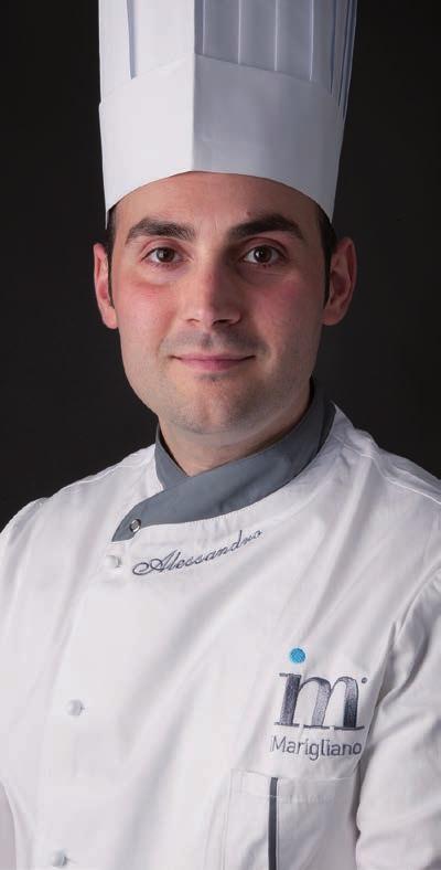Alessandro Marigliano si avvicina al mondo della pasticceria grazie agli insegnamenti di Luigi Caputo, noto chef della pasticceria tradizionale napoletana.
