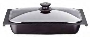 . Ø cm h 32 4,2 4 73,70 36 4,7 4 81,48 40 5,0 4 96,58 CUOCIFORNO ANTIADERENTE CON COPERCHIO Roasting Pan with lid - Plat à Rôti avec couvercle - Fleischkasten mit deckel