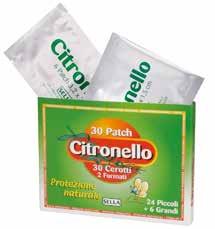 Citriodora 5% con olio essenziale di Citronella 2,5% e Geranio.