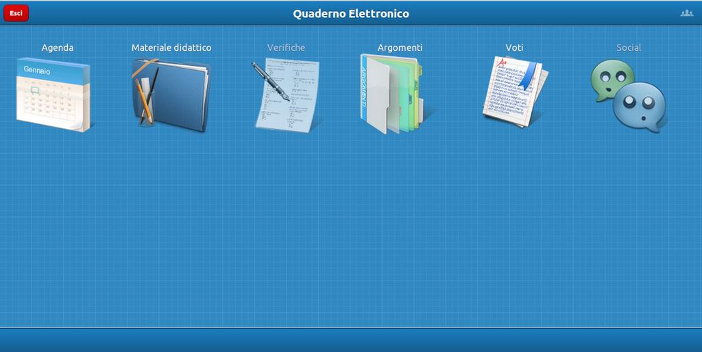 La schermata di cui sopra costituisce il menù principale del programma, nel quale l utente ritrova tutte le funzionalità a sua