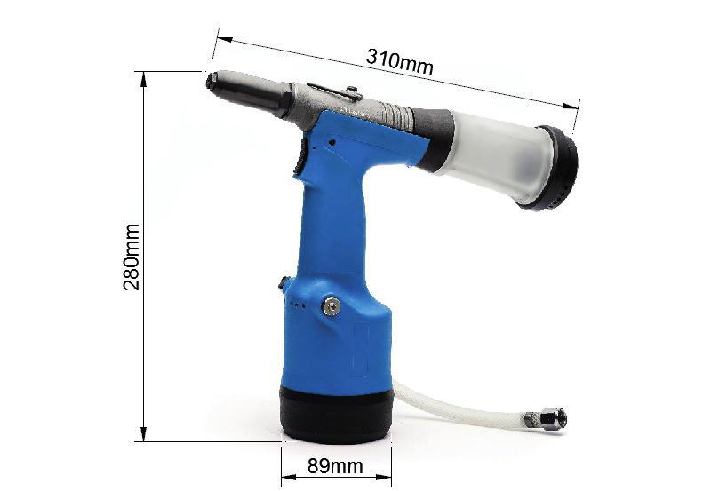 66 Oleopneumatiche Hydropneumatic tools / Oléopneumatiques / Hydraulische Setzgeräte / Oleoneumáticas Rivettatrici con trattenuta del rivetto e recupero del chiodo tranciato.