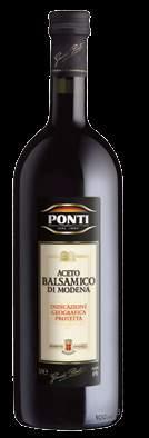 0621 1000 ml Aceto Balsamico di Modena IGP Ponti Acidità 6% Ponti Balsamic Vinegar of Modena Acidity 6% Cod.